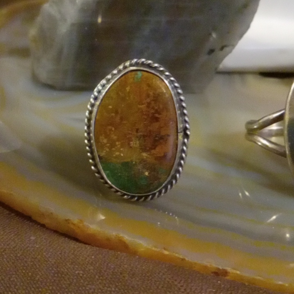 Turquoise 925 ring - Picture 3 of 6
